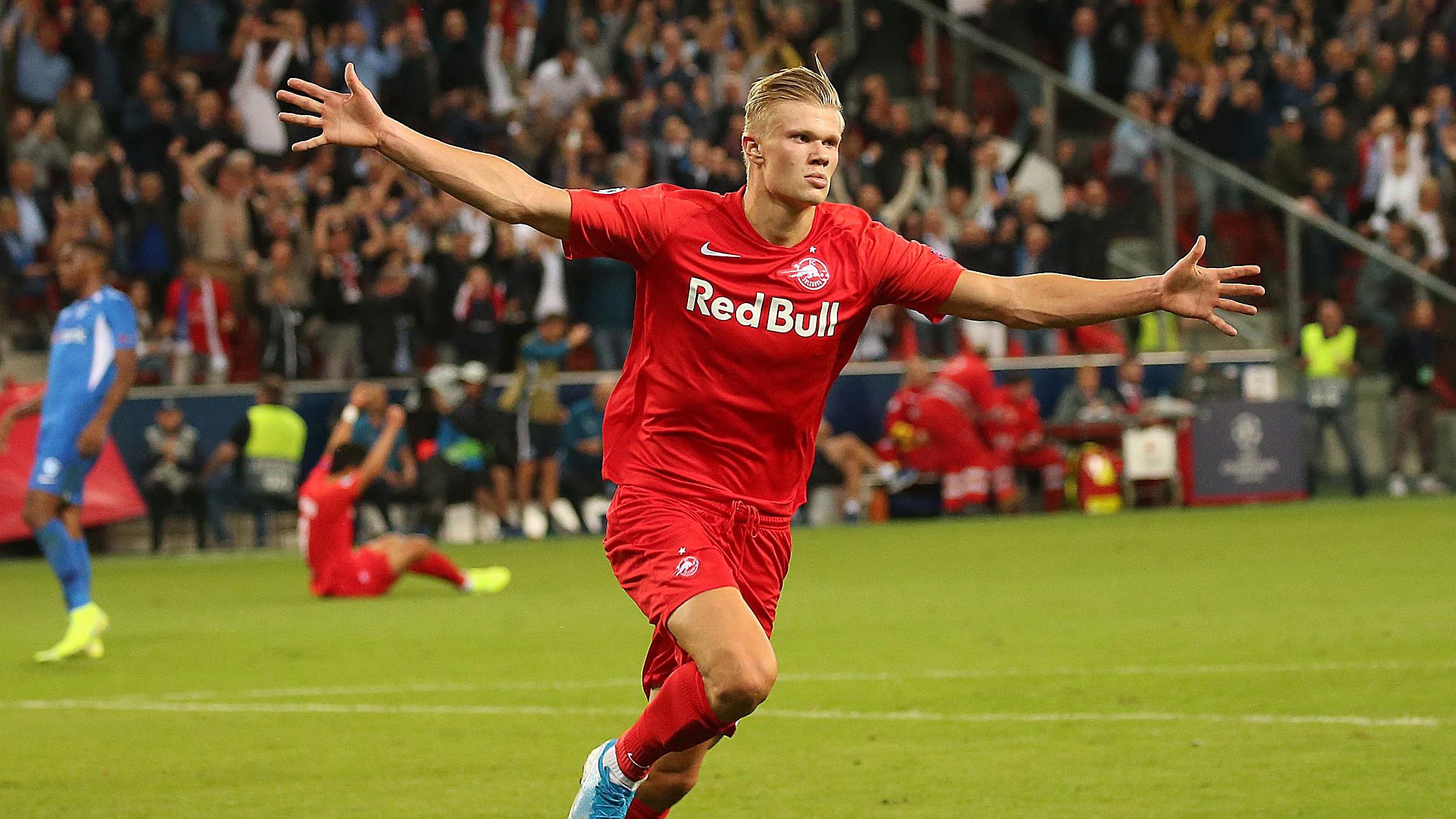 Erling Haaland makes history as Man City star becomes quickest striker to score 50 Champions League goals with strike against Napoli