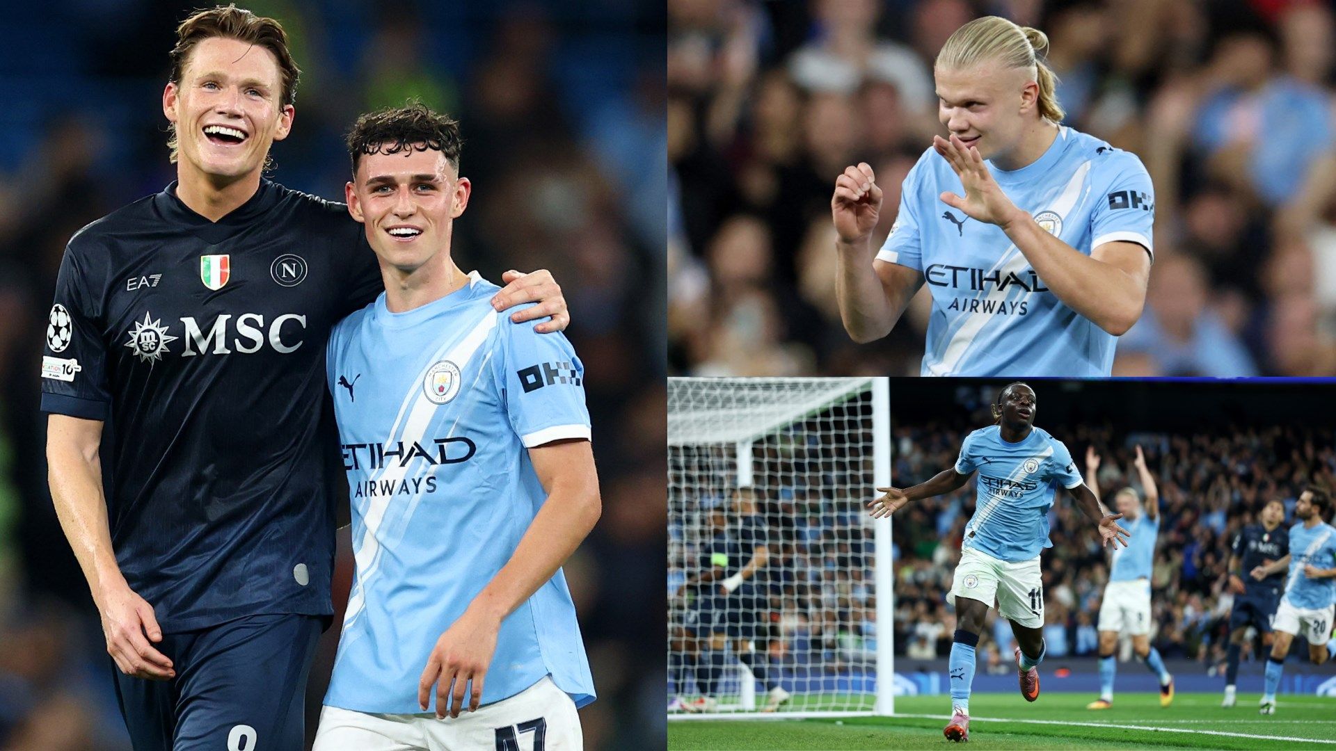Man City player ratings vs Napoli: Jeremy Doku dazzles as Phil Foden continues renaissance while Erling Haaland scores AGAIN in battling win over 10-man Serie A giants