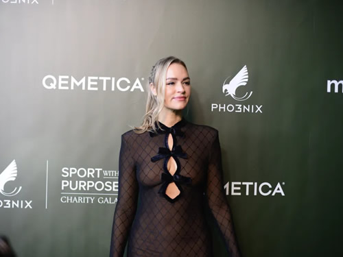 LAUR-SOME Laura Woods stuns in see-through dress at glamorous sports awards event with stars like Anthony Joshua and Usain Bolt