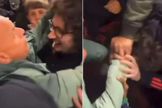 Viral Man Utd fan who refuses to cut hair until they win 5 in a row is attacked by fellow supporter at Chelsea clash