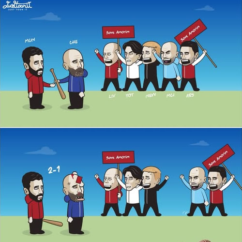 Daily Laugh - Now it's your turn to save Amorim.