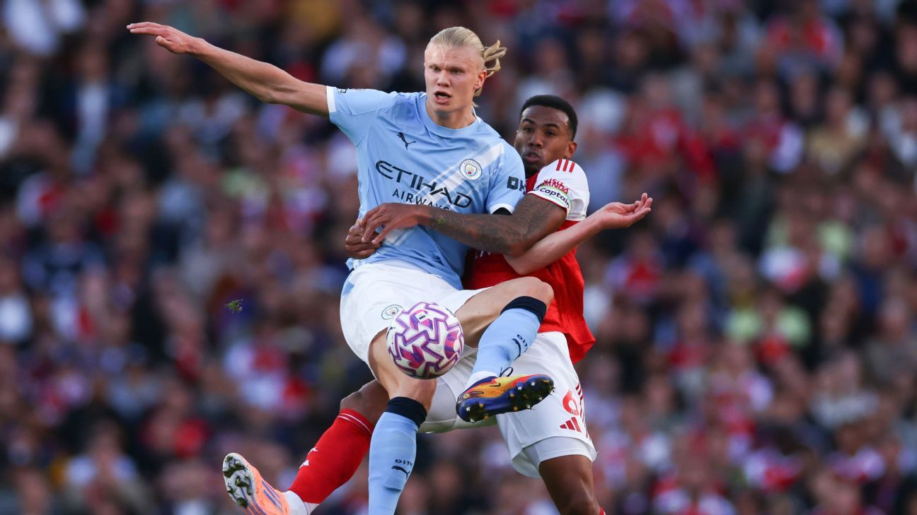 Haaland becoming a complete striker for Man City, Guardiola