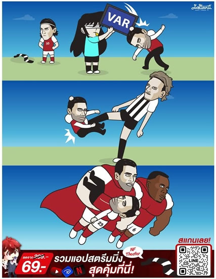 Daily Laugh - Referee for Newcastle vs Arsenal