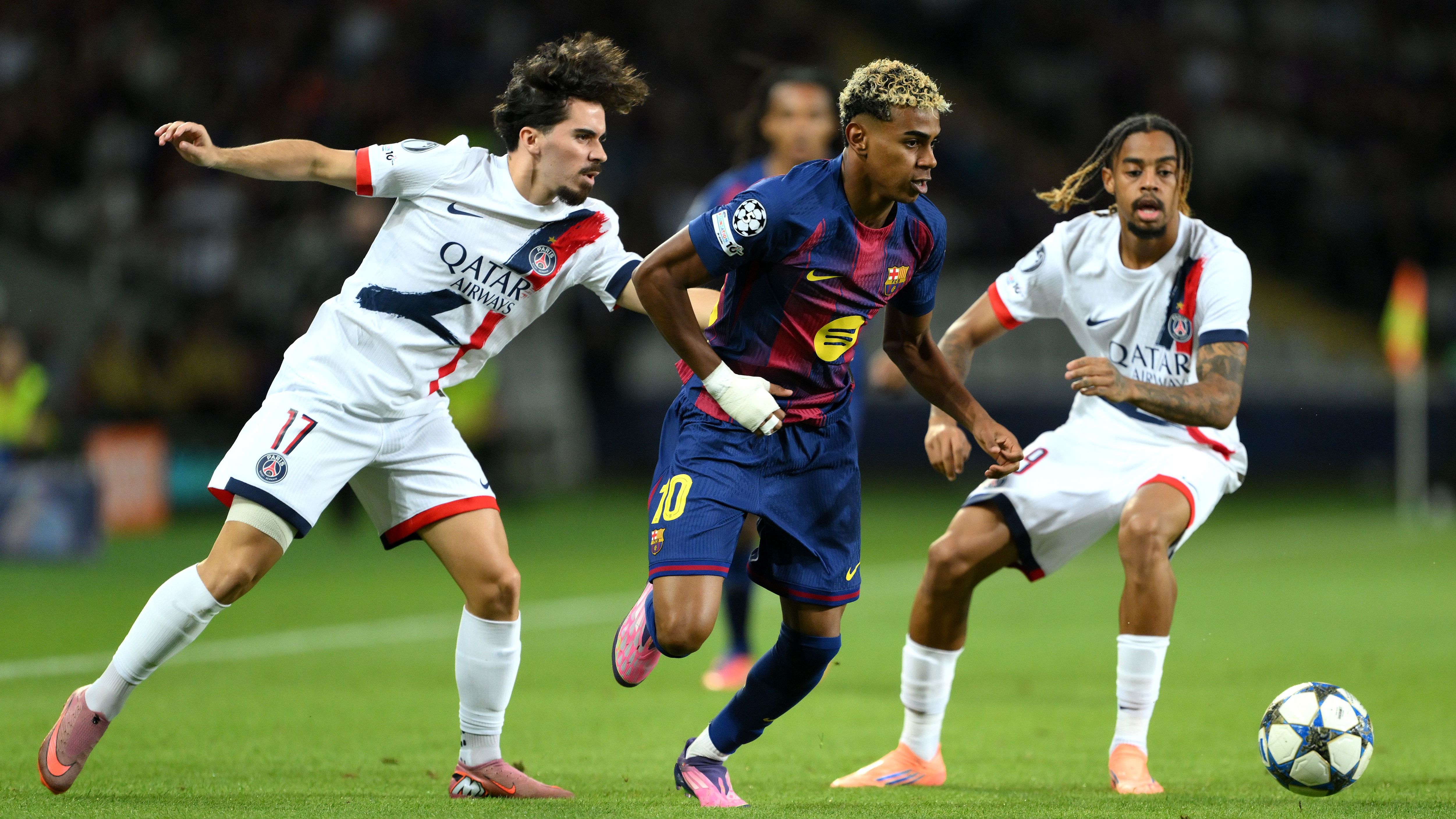 Barcelona player ratings vs Paris Saint-Germain: Outclassed Catalans put in their place by understrength PSG! Another assist for Marcus Rashford but Lamine Yamal frustrated by Nuno Mendes as Hansi Fli