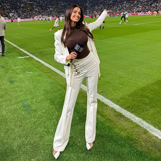 Ele ole ole Stunning DAZN presenter Eleonora Incardona wows fans in see-through top as they call her ‘best in the field’
