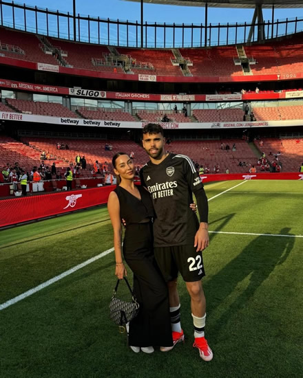 BABY JOY Arsenal star David Raya reveals he’s set to be a dad with heartwarming video showing the moment he found out