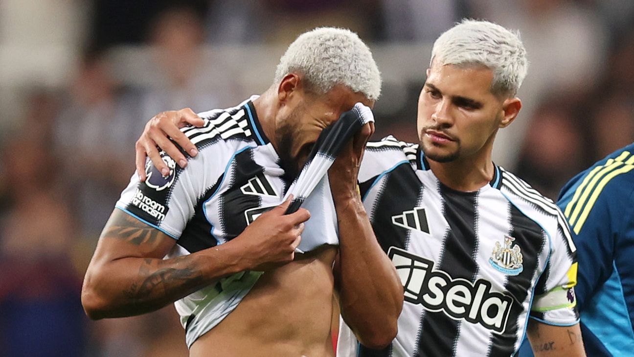 Mid-flight mayhem for Bruno Guimaraes and Joelinton as broken plane window significantly delays Newcastle duo's arrival at Brazil national team camp