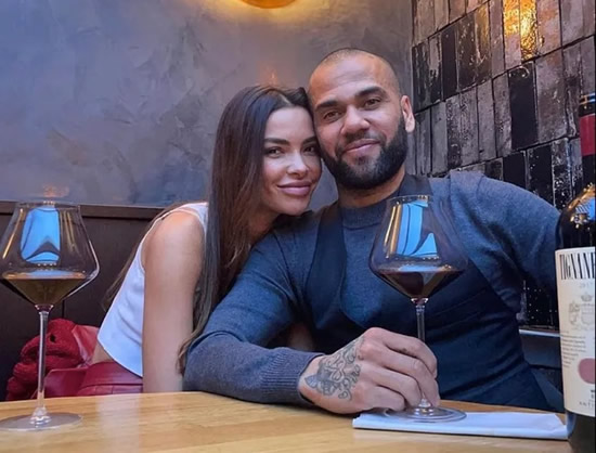 ALVES BABY JOY Dani Alves welcomes first child with model wife Joana Sanz after having rape conviction overturned