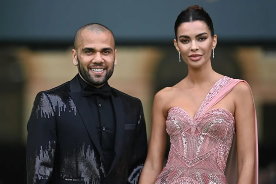 ALVES BABY JOY Dani Alves welcomes first child with model wife Joana Sanz after having rape conviction overturned