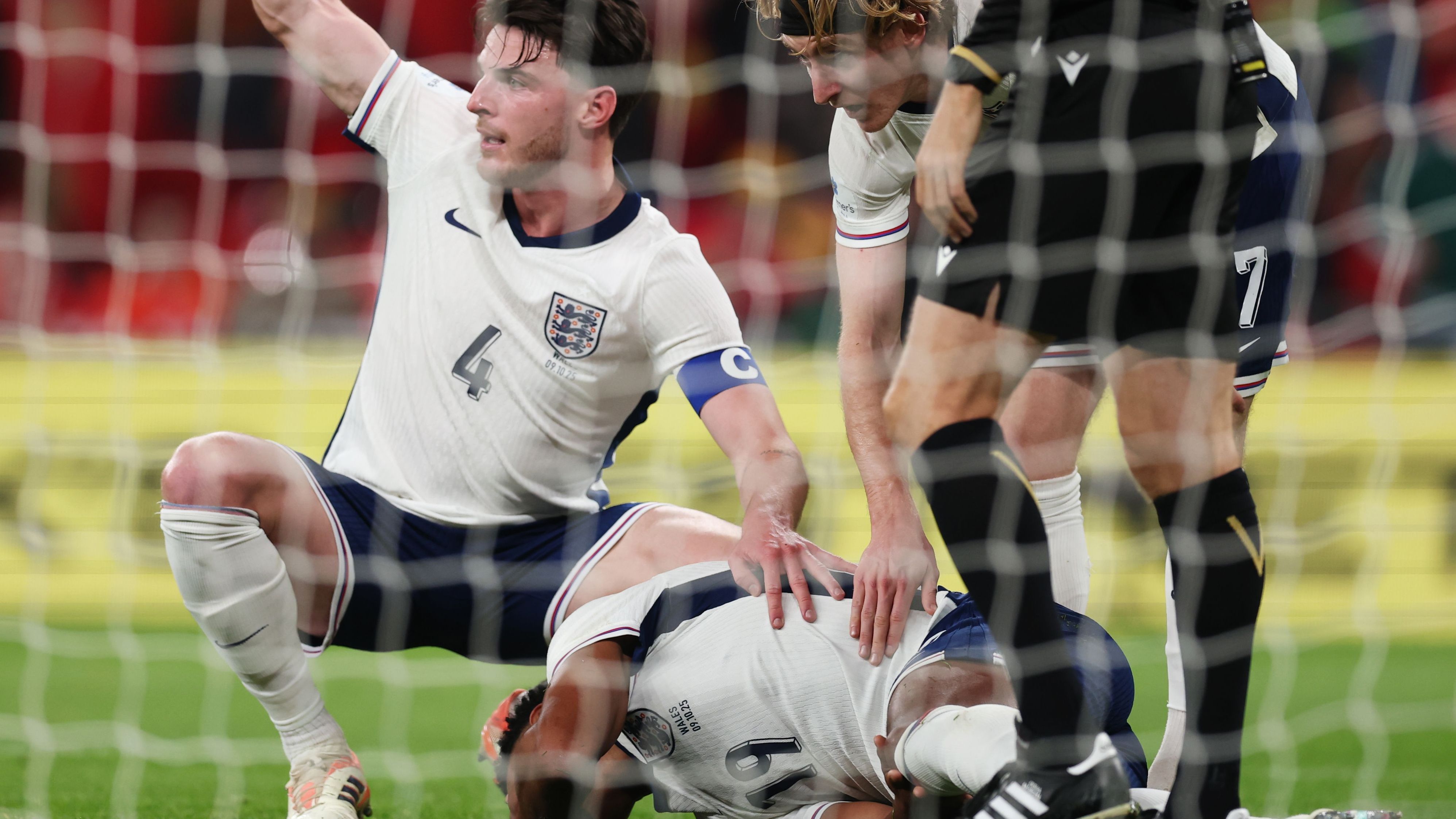 England dealt striker blow as Ollie Watkins appears to suffer sickening injury in friendly win over Wales