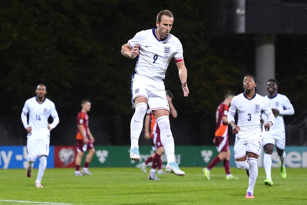 England qualify for World Cup with comfortable five-goal rout against Latvia