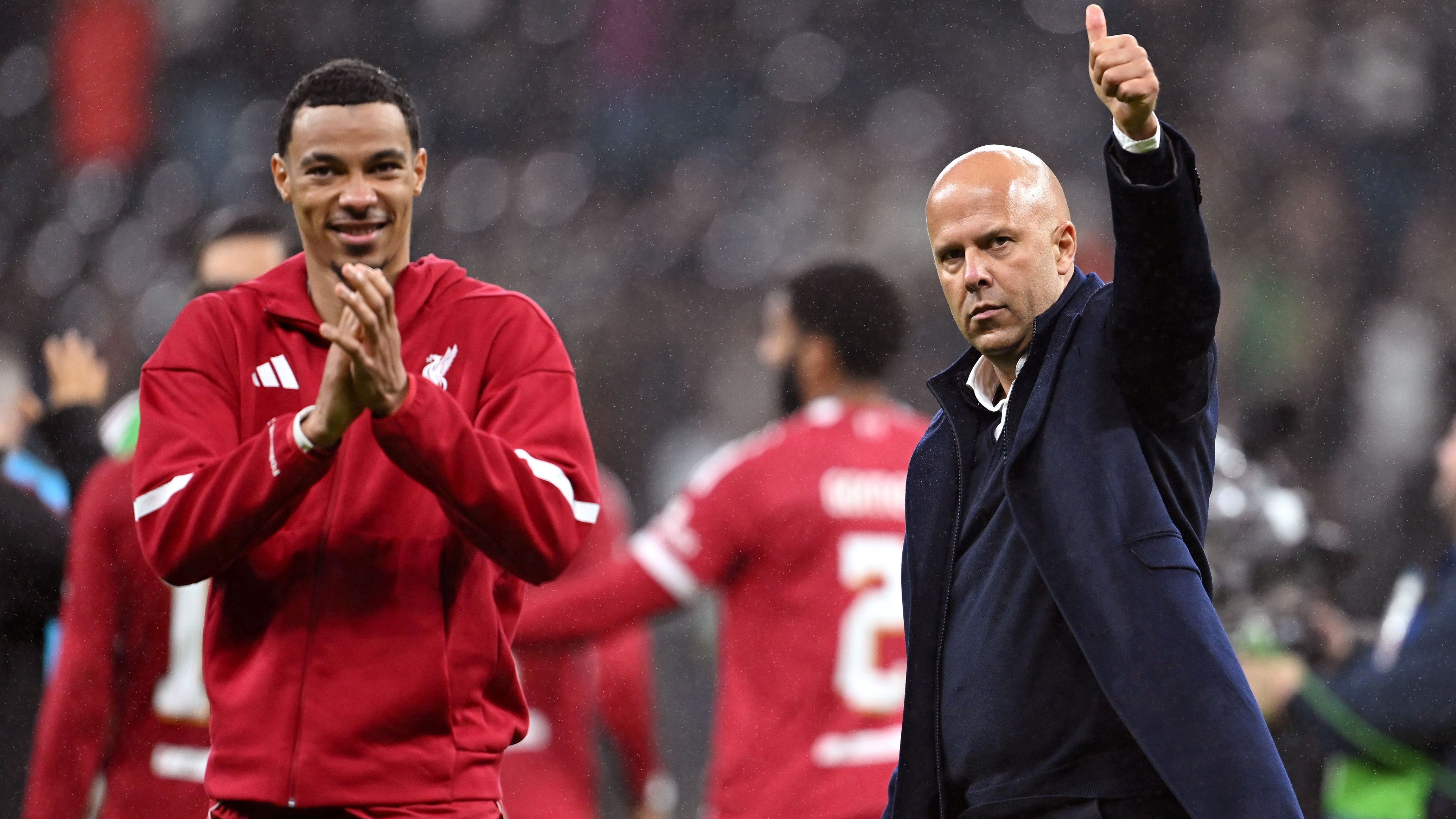 More problems for Liverpool! Arne Slot explains half-time Alexander Isak substitution & provides Jeremie Frimpong injury update after pressure-easing Champions League victory at Frankfurt