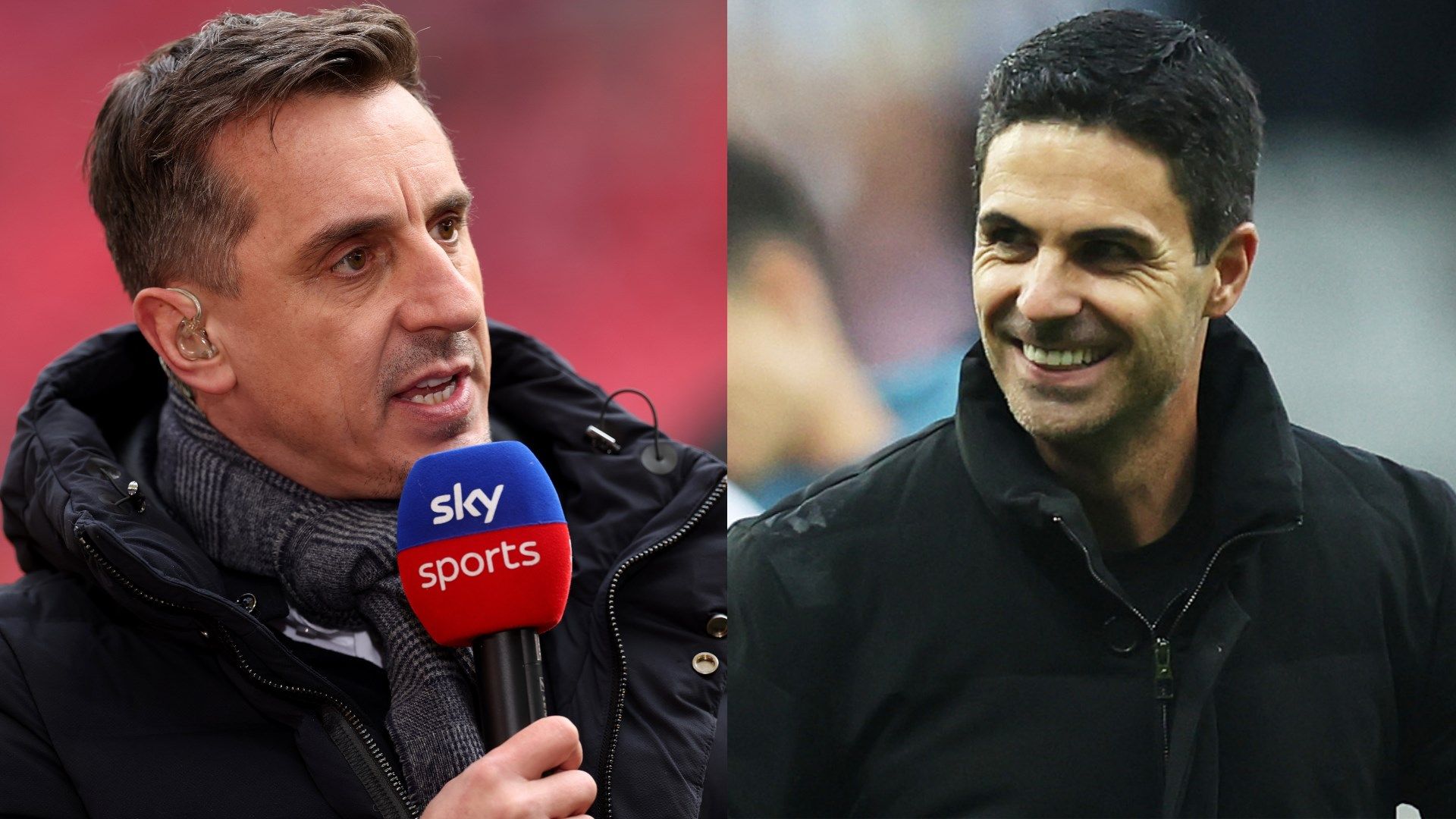 'Got to be their year!' - Gary Neville predicts how many points Arsenal need to clinch Premier League title & tells Mikel Arteta 'it's yours to win'