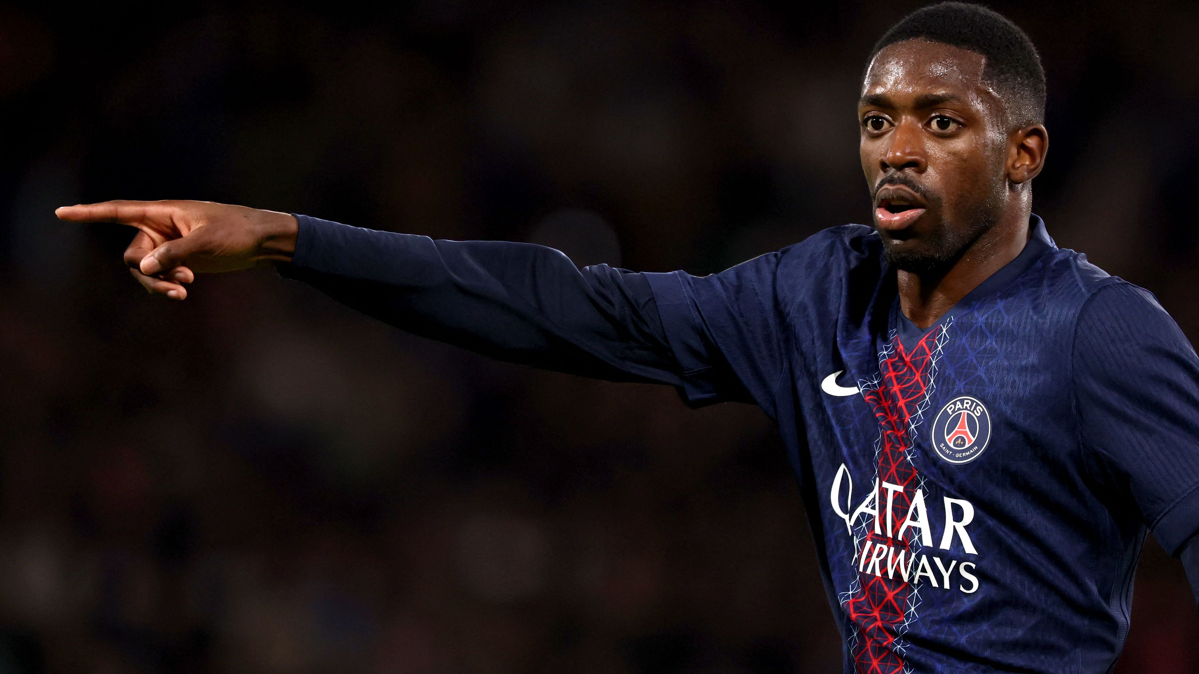 Ousmane Dembele injured again! Ballon d'Or winner forced off early in PSG's clash with Bayern Munich as bad fortune continues