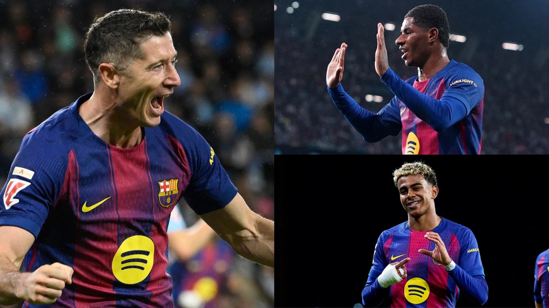 Barcelona player ratings vs Celta Vigo: Hat-trick hero Robert Lewandowski leads Blaugrana in cutting La Liga gap to Real Madrid as chief-assister Marcus Rashford again impresses