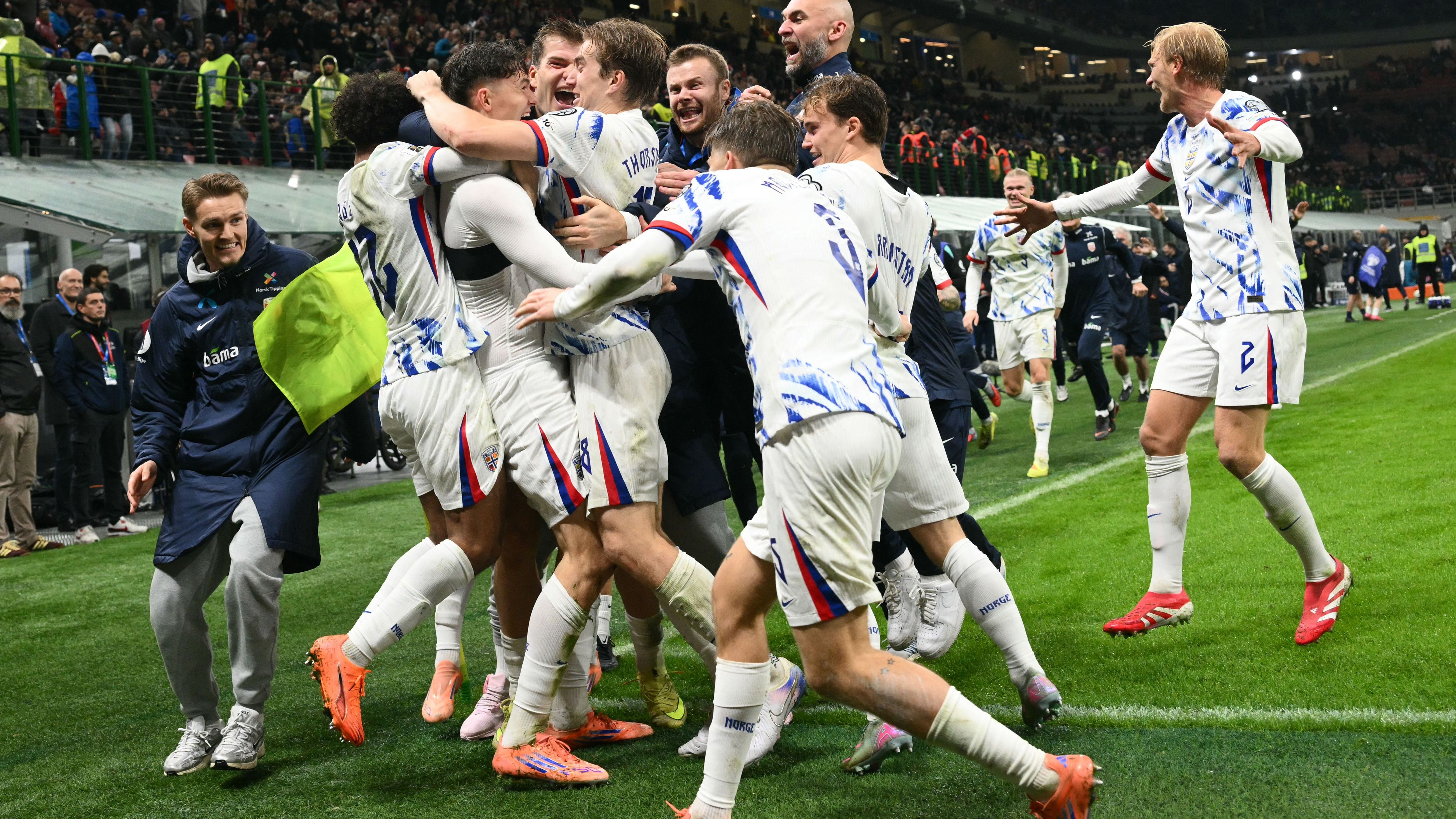 Erling Haaland's heading to World Cup 2026! Man City goal machine bags brace as Norway beat Italy to seal spot