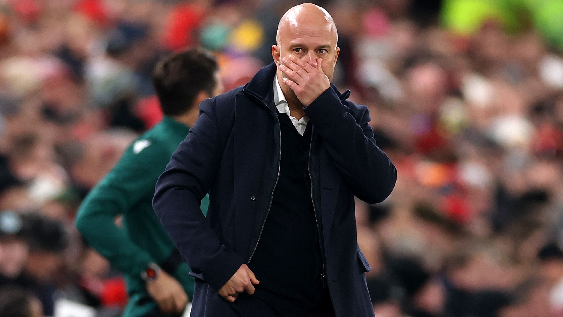 More trouble for Liverpool! New signing forced off injured as Reds toil in disastrous PSV defeat in another blow to Arne Slot's wretched Reds