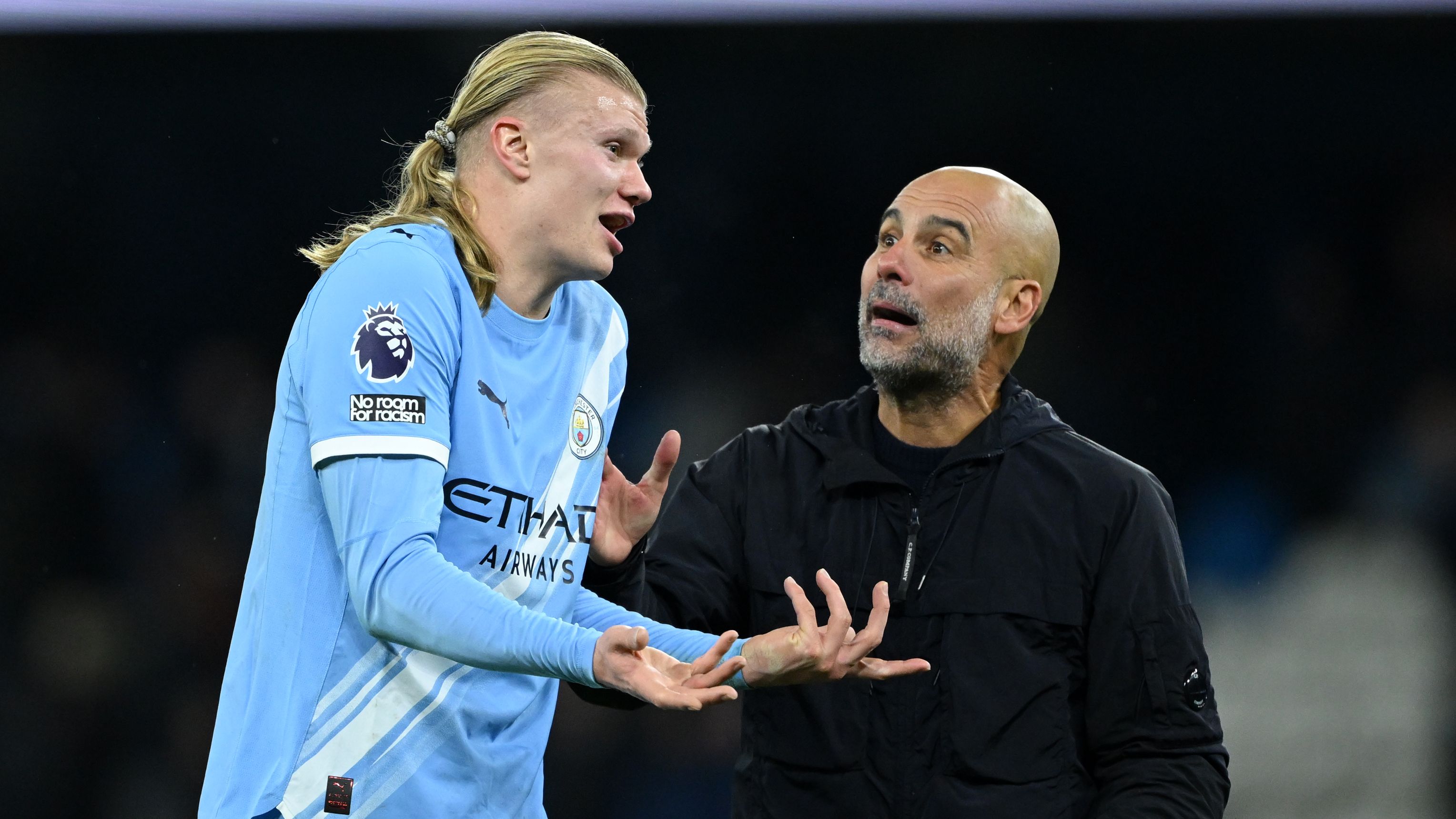 Pep Guardiola reveals what he told Erling Haaland in tense exchange after Man City's win over Leeds