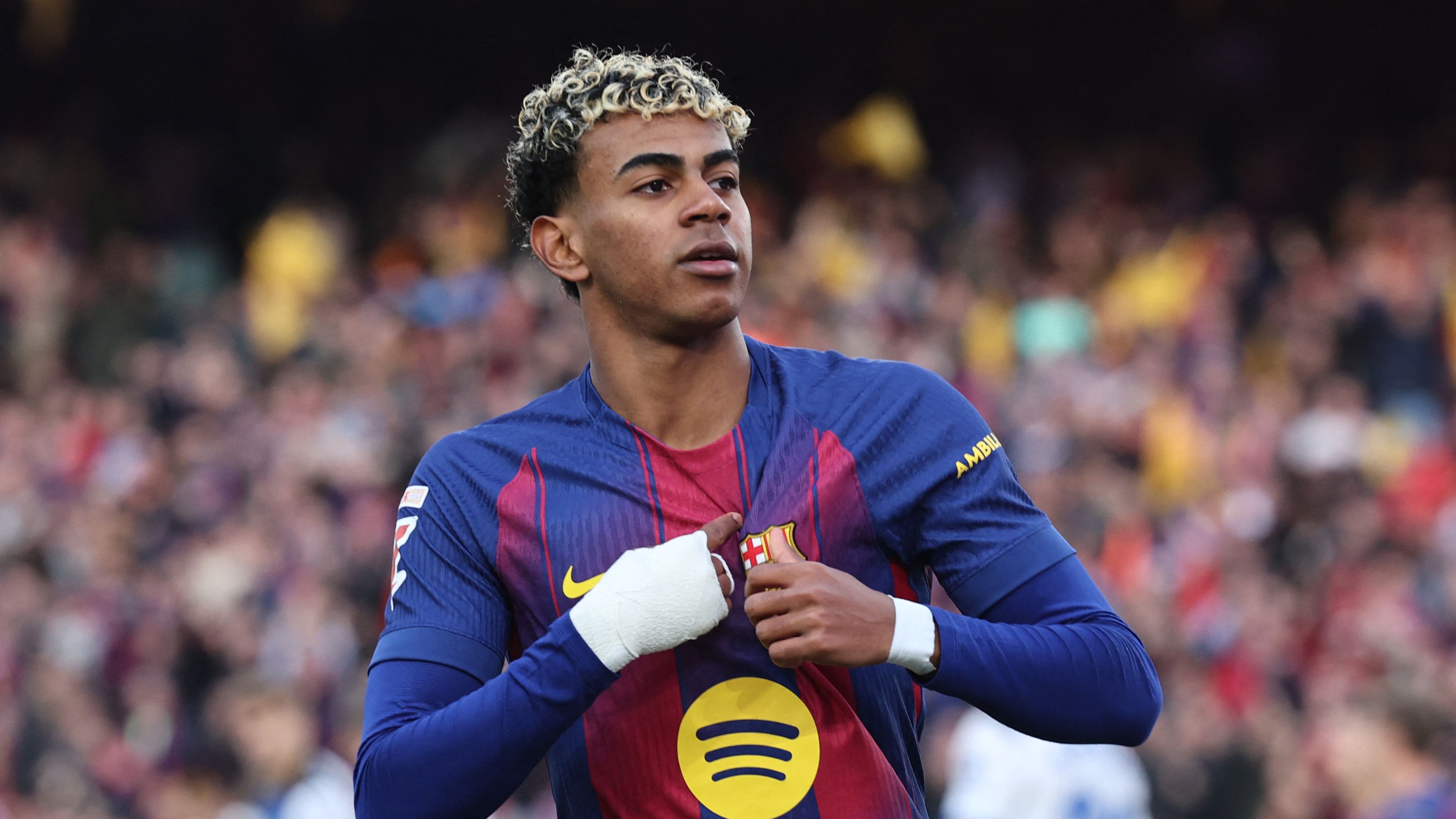 Lamine Yamal voted La Liga Player of the Month after glittering displays for Barcelona