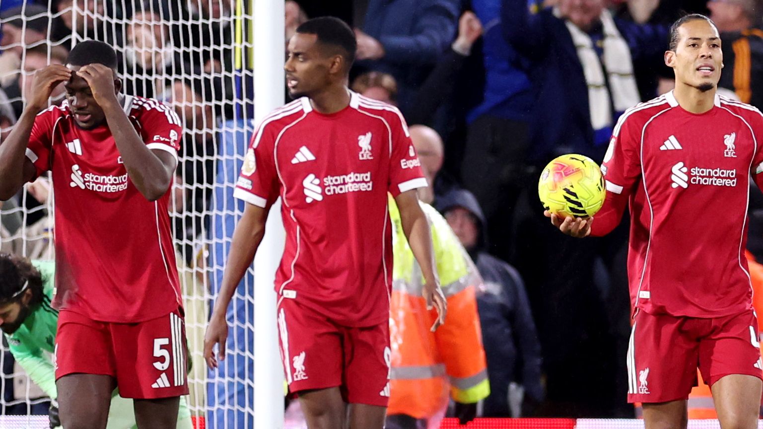 'Liverpool's implosion is real' - Gary Neville savages Reds for making 'mistake after mistake after mistake' in Leeds draw