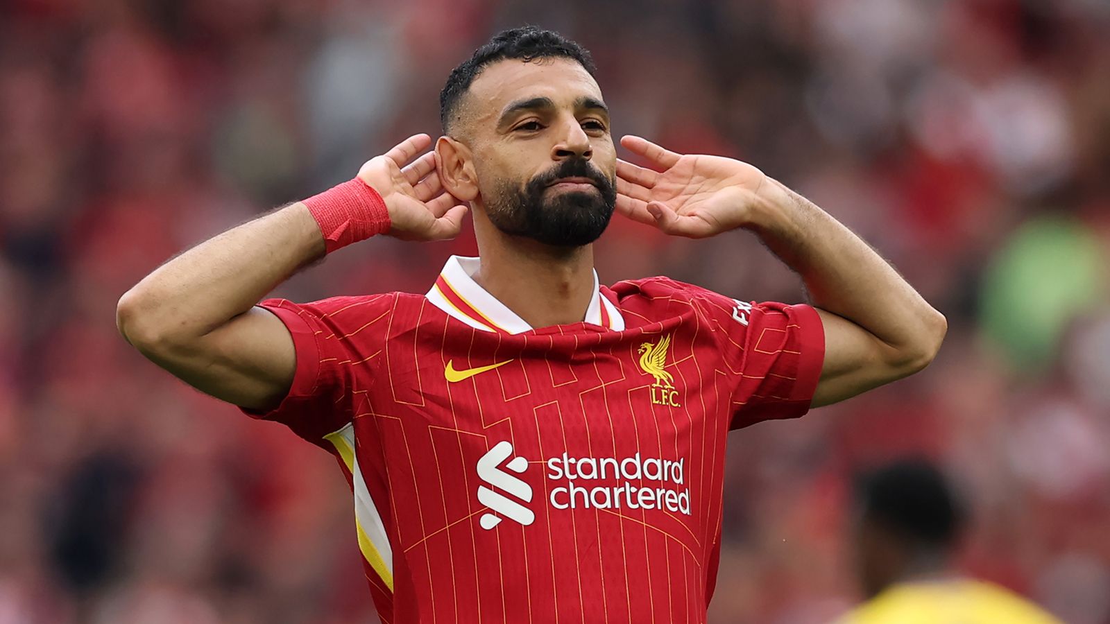 Mo Salah is BACK! Liverpool star to return to squad for Brighton clash after peace talks with boss Arne Slot