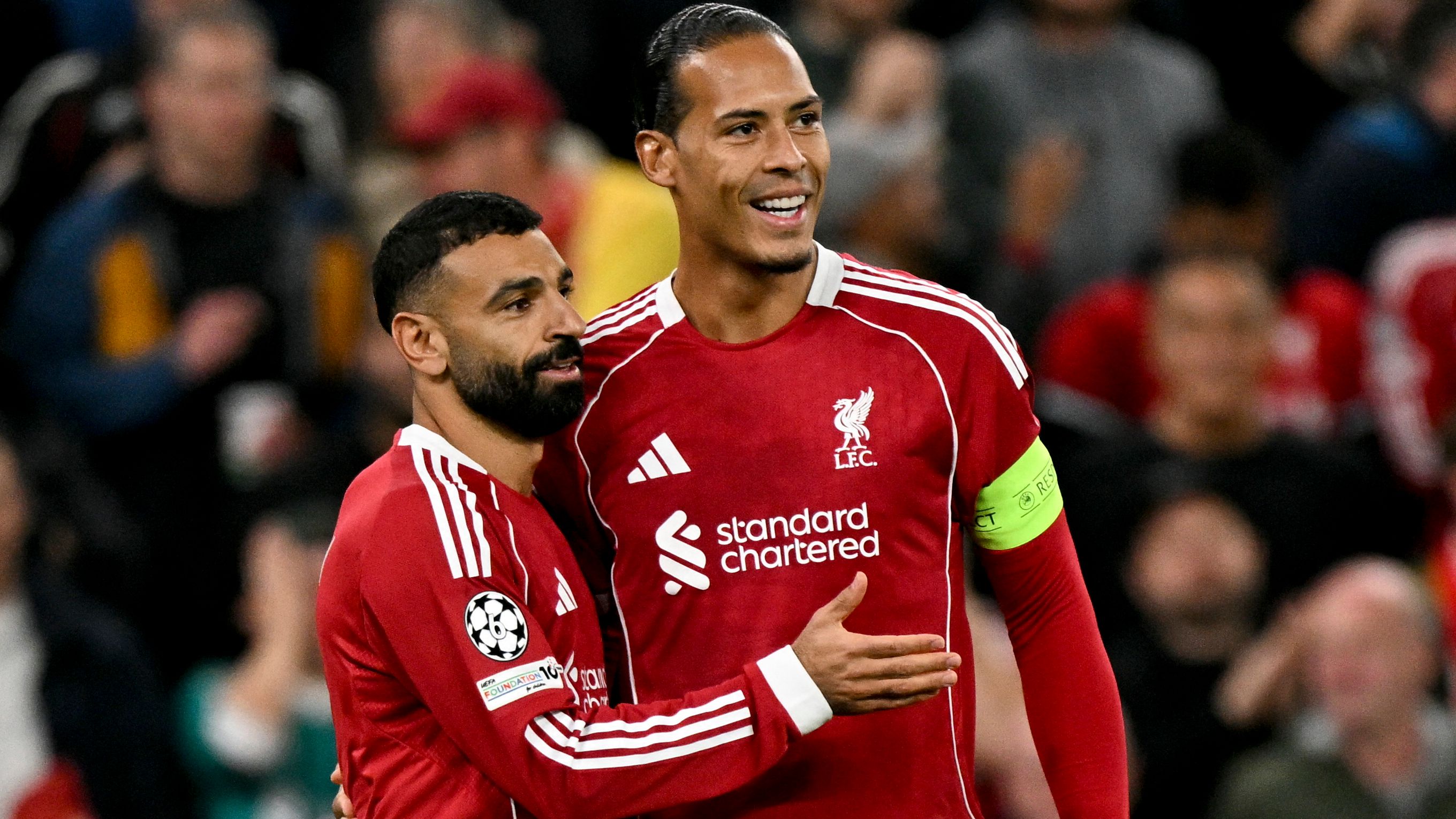 'I want him to stay' - Liverpool captain Virgil van Dijk reveals Mohamed Salah conversation after bombshell interview that threw forward's Anfield future into question