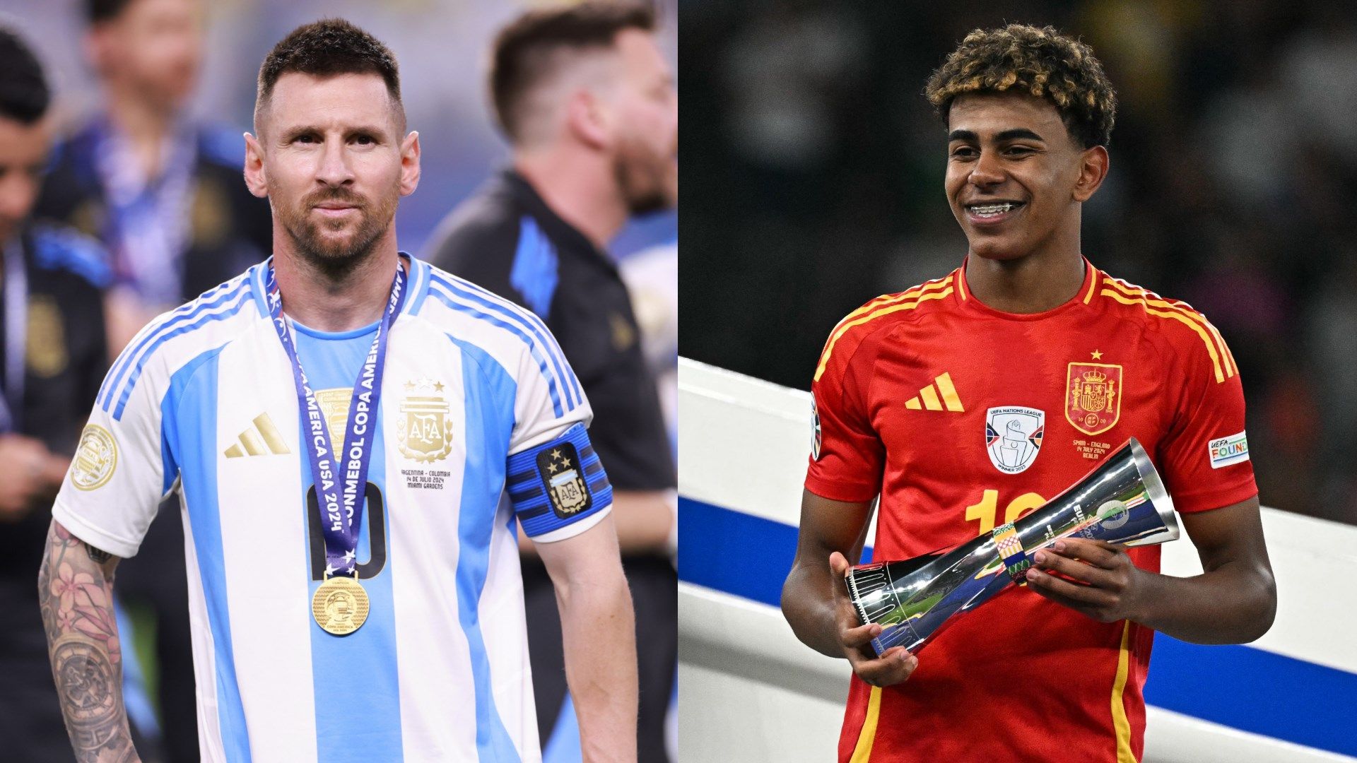 Lamine Yamal v Lionel Messi! International icons to go head-to-head as Finalissima between Spain and Argentina is confirmed