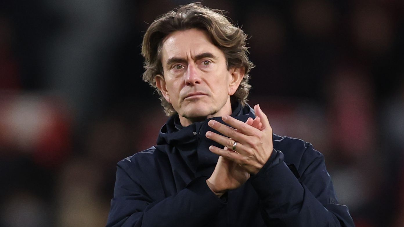 Randal Kolo Muani claims 'everybody is happy' with Thomas Frank despite mounting pressure on Tottenham boss