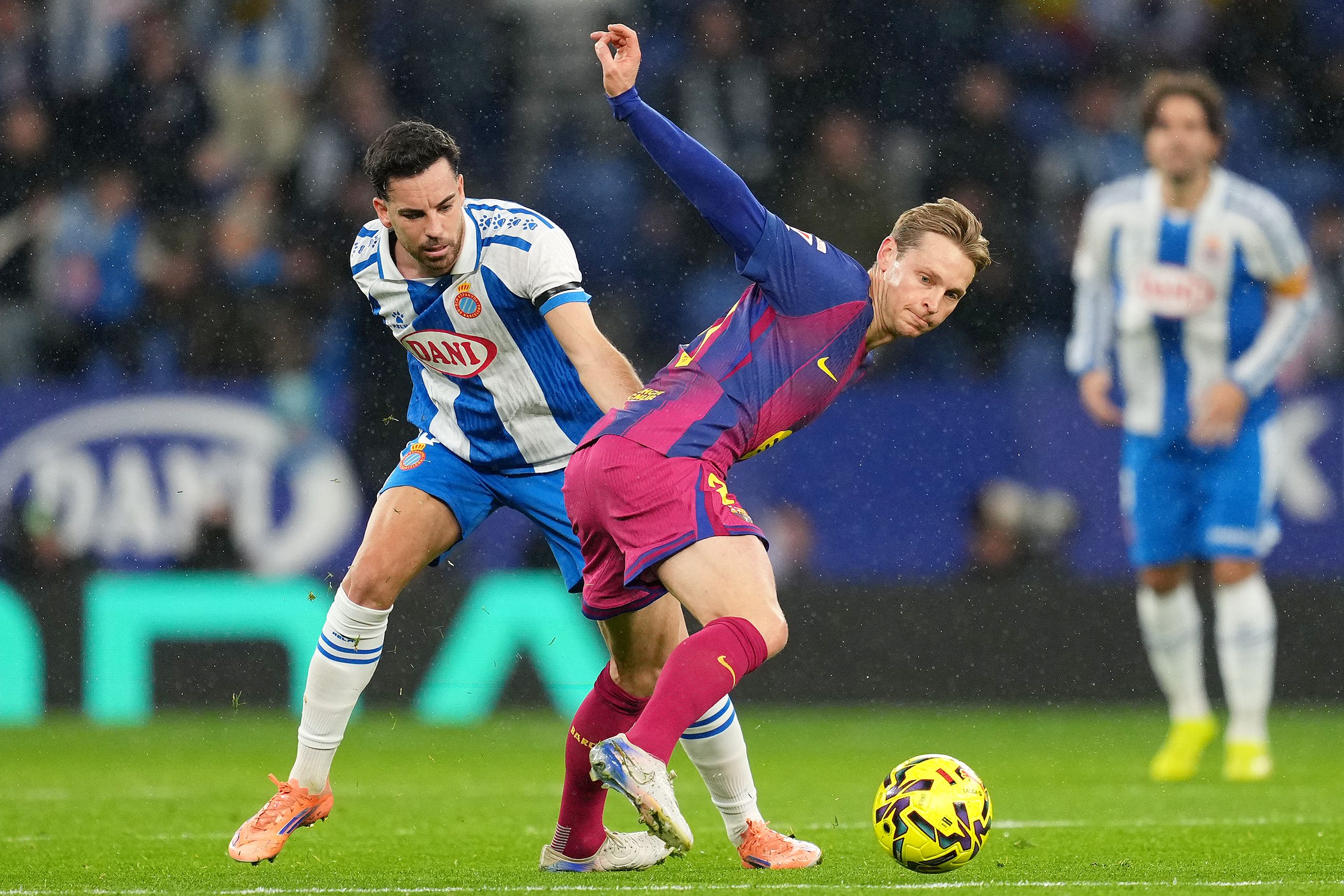 Barcelona player ratings vs Espanyol: Dani Olmo and Robert Lewandowski to the rescue! Super-subs strike late to seal derby win as Joan Garcia returns to haunt former club but Marcus Rashford drops a s