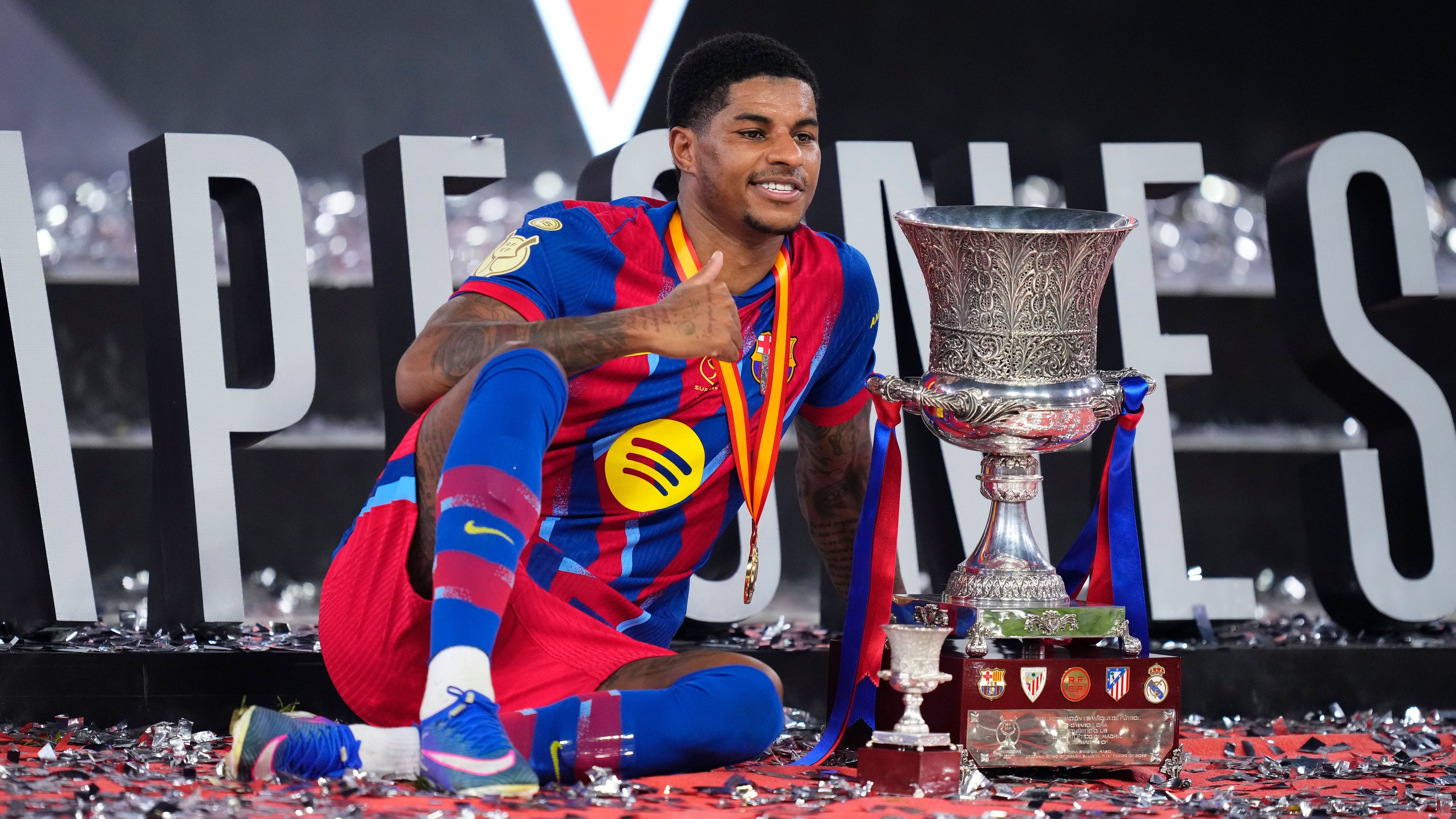 Barcelona open talks with Man Utd over Marcus Rashford's future with La Liga champions unwilling to pay £26m buy option in loan deal