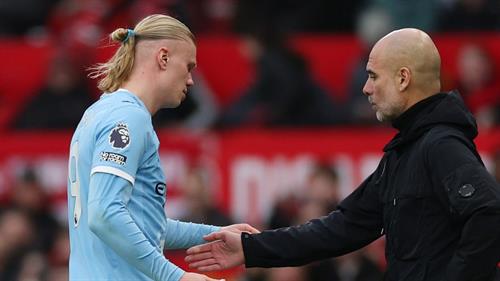 Pep Guardiola gives spiky response to Erling Haaland form question as Man City boss jokes he hasn't spoken to any of his players in 'last three years'
