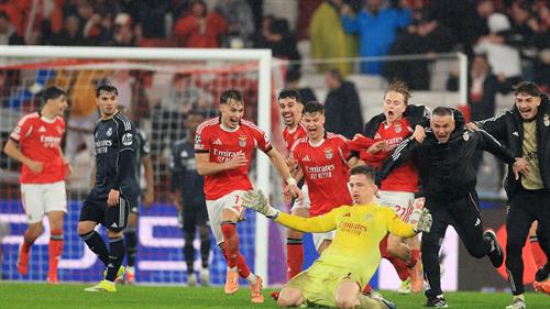 'Once in a lifetime' - Benfica goalkeeper Anatoliy Trubin sends social media into overdrive with UNBELIEVABLE goal against Real Madrid in instantly iconic Champions League moment