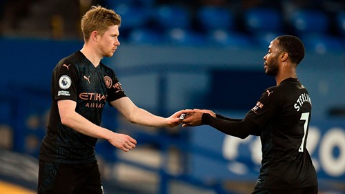 Football friends! Kevin De Bruyne leading Napoli's bid to sign close mate Raheem Sterling following Chelsea exit