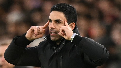 Mikel Arteta claims nine point gap at top of Premier League means 'nothing' as Arsenal close in on title