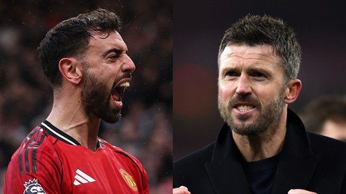 Bruno saw the future! Man Utd star Fernandes claims he knew Michael Carrick would be a 'great' manager after interim spell as Red Devils make it four wins in a row against Tottenham