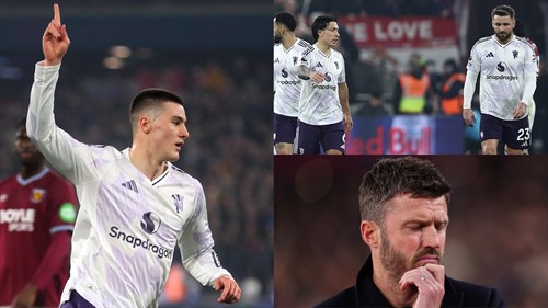 Man Utd player ratings vs West Ham: Michael Carrick's winning run gets the chop! Benjamin Sesko saves Luke Shaw's blushes as Hammers snip interim's perfect start