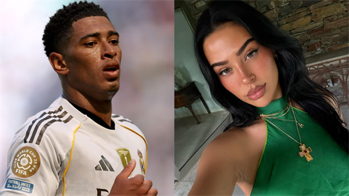 Jude Bellingham takes girlfriend Ashlyn Castro on Valentine's Day date to Real Madrid as injured star drags model WAG to the Bernabeu