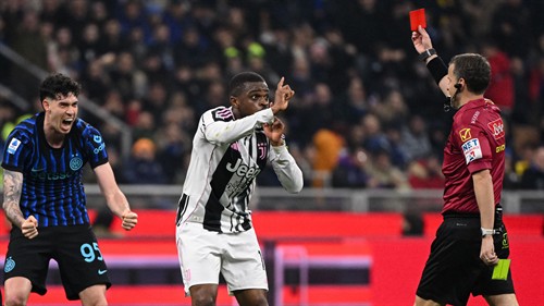'It's a shame' - Pierre Kalulu responds to Alessandro Bastoni apology after Juventus defender's controversial red card in defeat to Inter