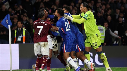 Chelsea and West Ham discover FA punishments following ugly melee sparked by Adama Traore clashing with Marc Cucurella and Joao Pedro