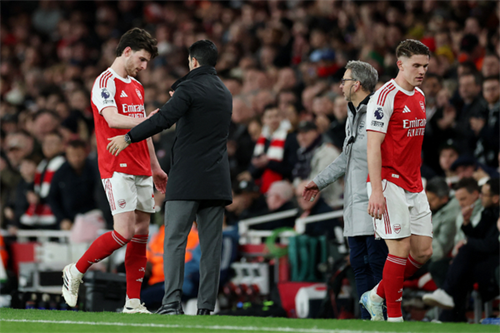 Arsenal provide Declan Rice injury update after Chelsea sub