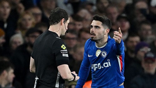Chelsea's Pedro Neto stung with FA charge for being too slow to leave pitch after red card during Arsenal loss as alleged use of 'abusive words' also cited