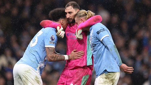 Gianluigi Donnarumma glad he has 'less work to do' as Man City goalkeeper escapes battle with 'most amazing' Kylian Mbappe in Real Madrid clash