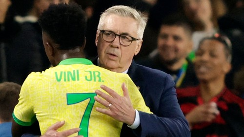 Carlo Ancelotti backs Vinicius Jr to get back to his best as Brazil boss insists Real Madrid star 'never lets anyone down'