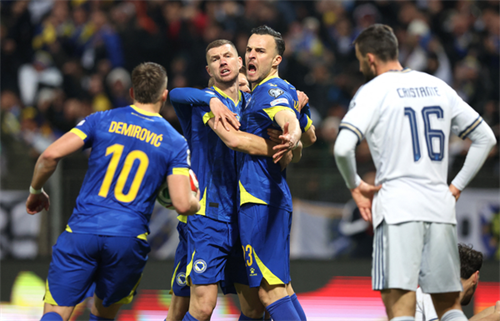 Italy miss out on third consecutive World Cup as Bosnia qualify on penalties