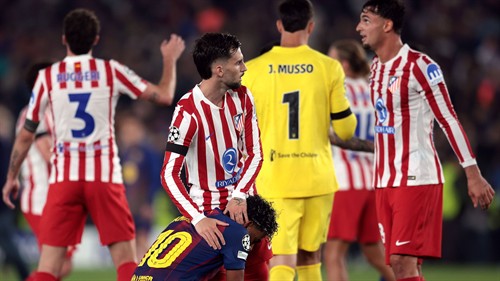 Atletico Madrid end 20-year misery against Barcelona as Diego Simeone's men claims Champions League victory against 10-man hosts