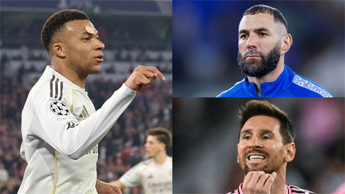 Kylian Mbappe matches Karim Benzema and breaks Lionel Messi record as Real Madrid star makes Champions League history despite Bayern defeat