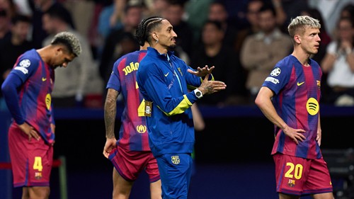 Fermin Lopez rushed to hospital after boot to face leaves him with bloody lip in Barcelona loss to Atletico Madrid