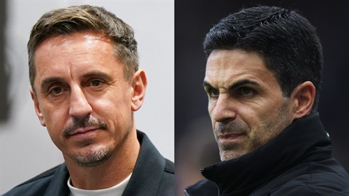 'Wow' - Gary Neville left absolutely stunned by Paul Scholes' Man City vs Arsenal Premier League prediction