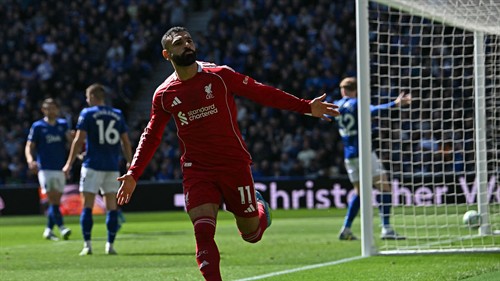 Mohamed Salah equals Steven Gerrard record after scoring in his final Merseyside derby for Liverpool