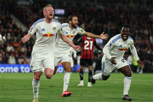 Leeds come from behind twice to boost survival hopes with Bournemouth draw